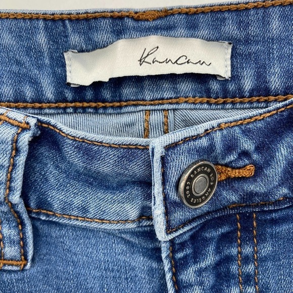 KANCAN Mid Rise Distressed Stretch Skinny Casual Jeans Size 7 / 27 - Picture 7 of 8